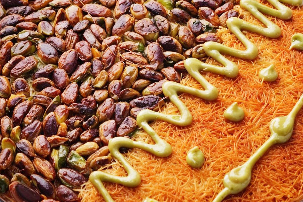 Pistachio kunafa